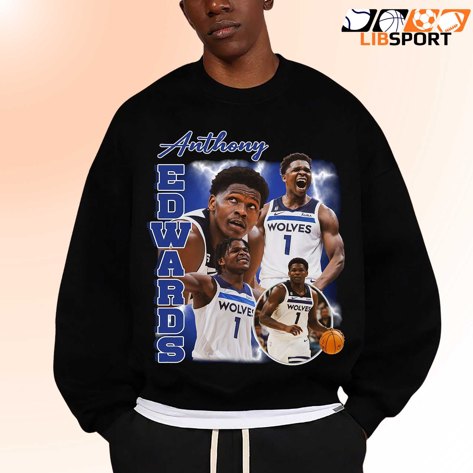 Anthony Edwards T Shirt, Minnesota Timberwolves Fan